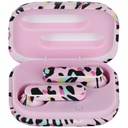 Pink Leopard Compact Earbuds
