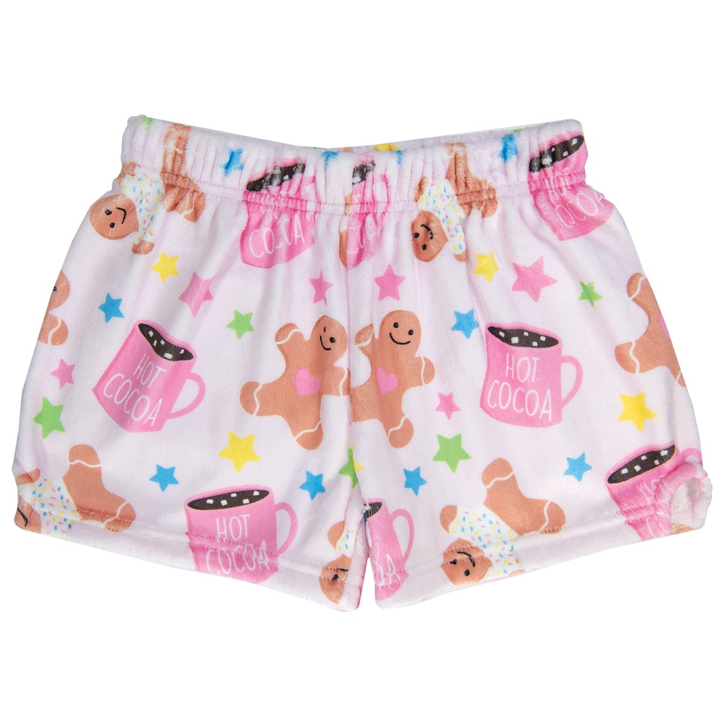 [820-1372XS] Sweet Holiday Plush Shorts (X-Small (4-6))