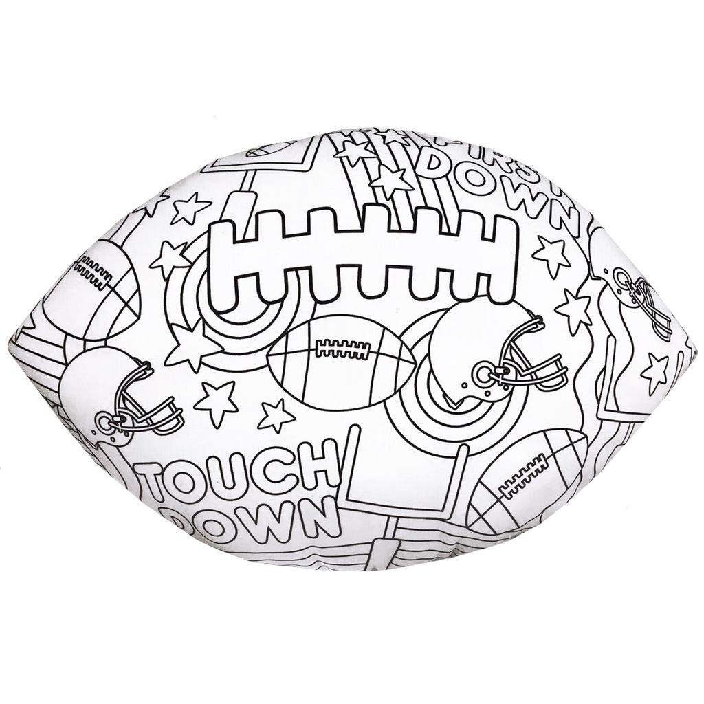 Football Color Me Pillow