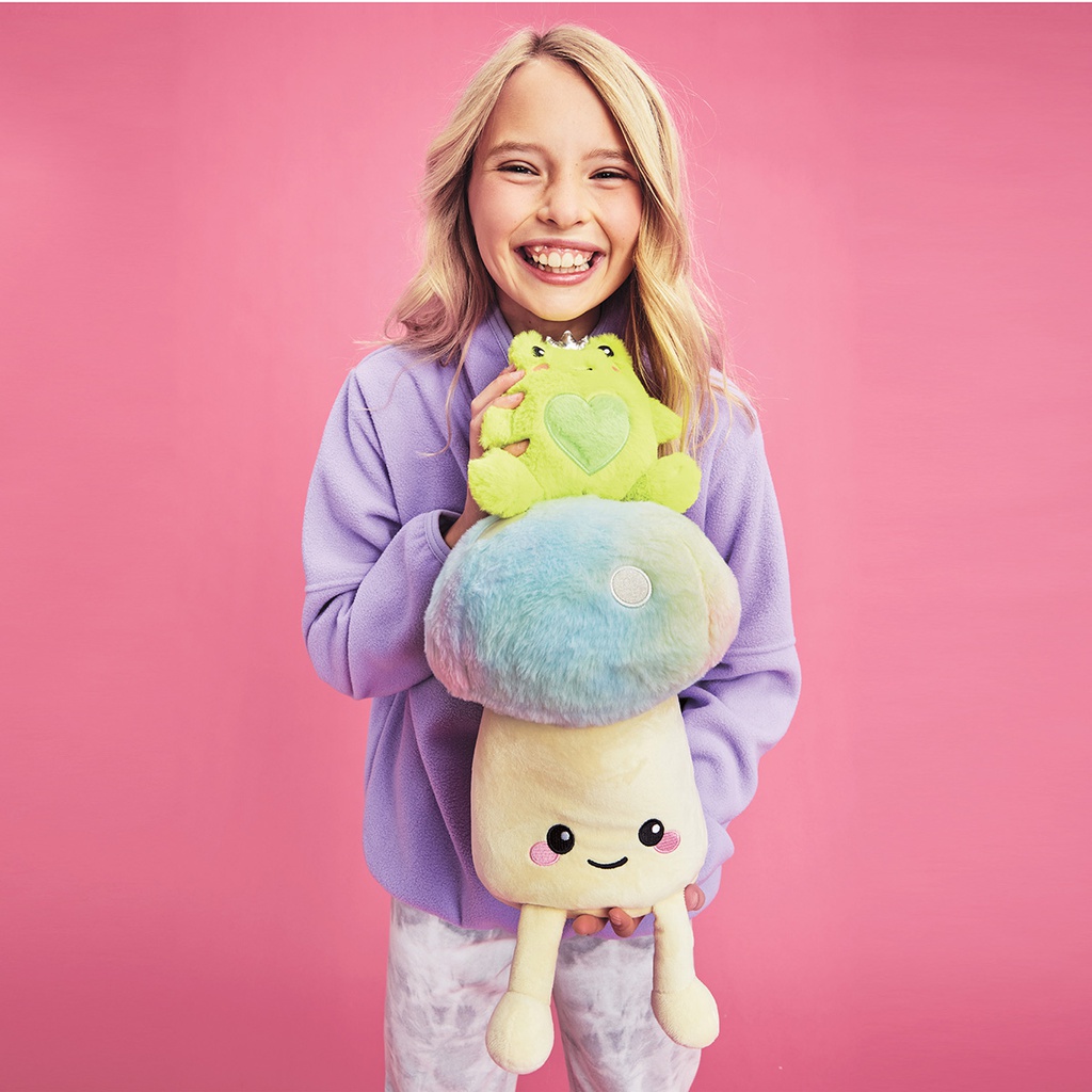 Toad-Ally Charming Mushroom Pillow