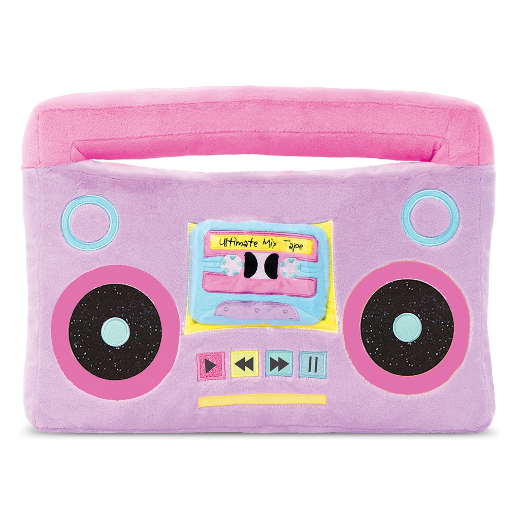 Cassette and Boombox Pillow