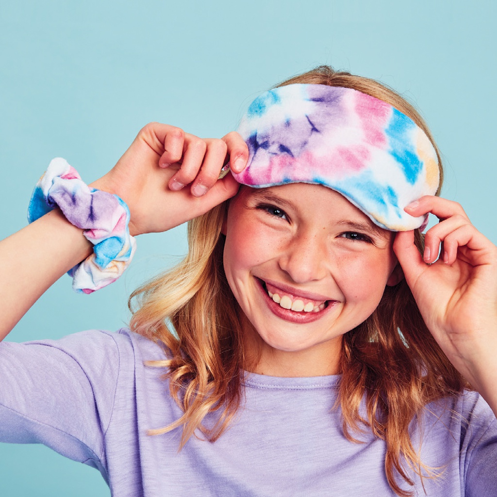 Silver Lining Reversible Eye Mask & Scrunchie Set