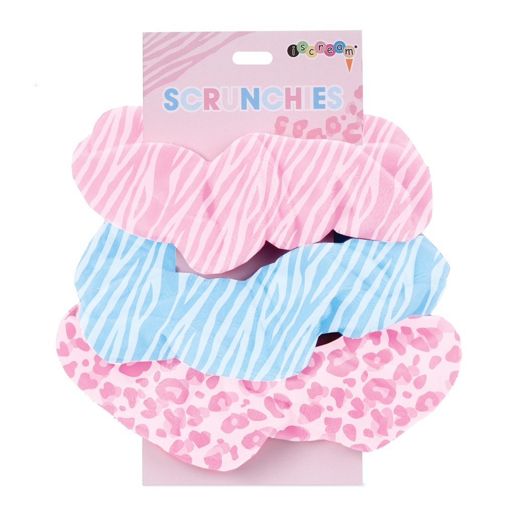 Animal Print Scrunchie Set