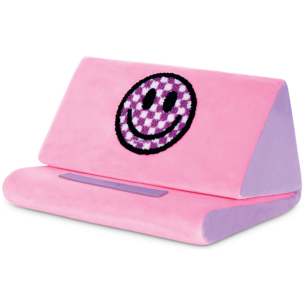 Checkered Smiles Tablet Pillow