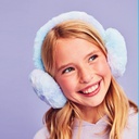 Blue Tie Dye Furry Earmuffs