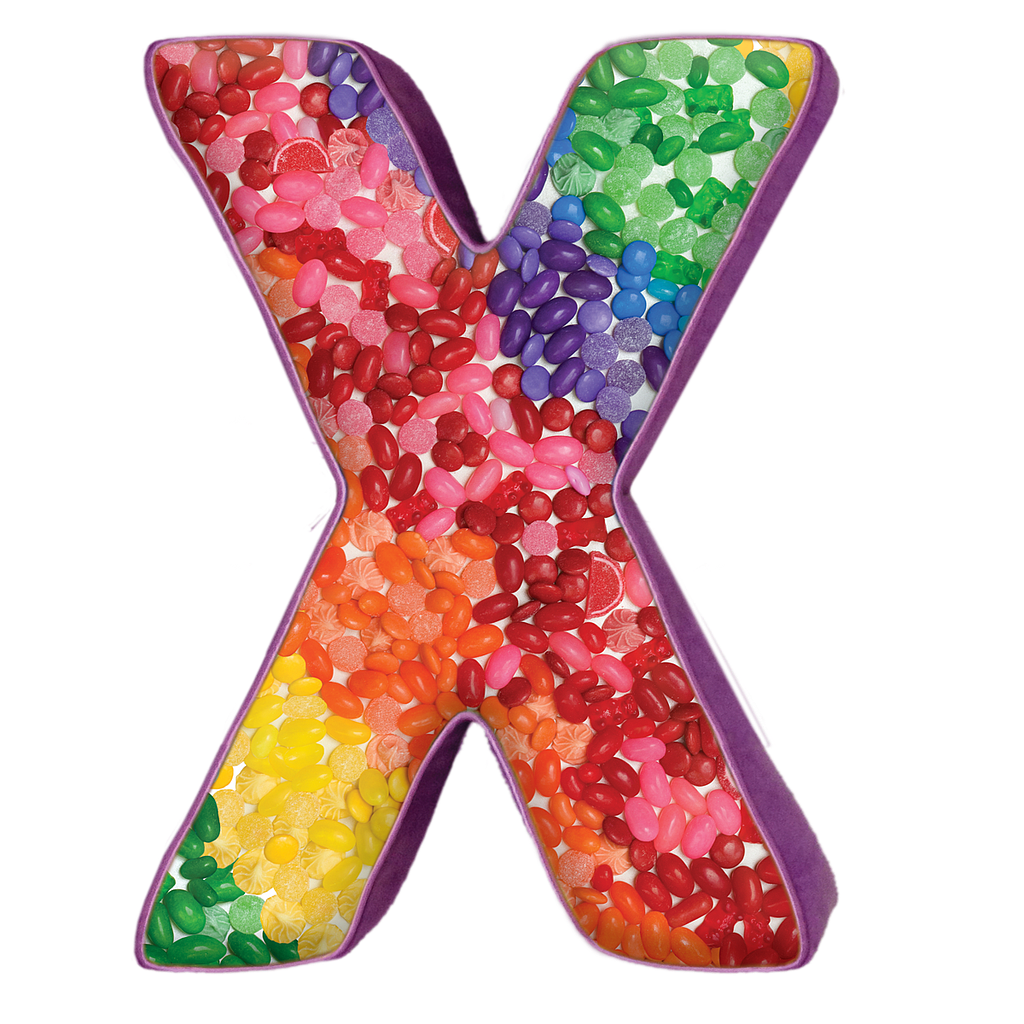 [780-381] X Initial Microbead Pillow
