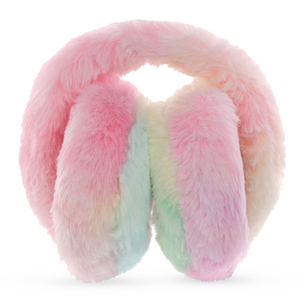 [745-122] Tie Dye Furry Wireless Headphones