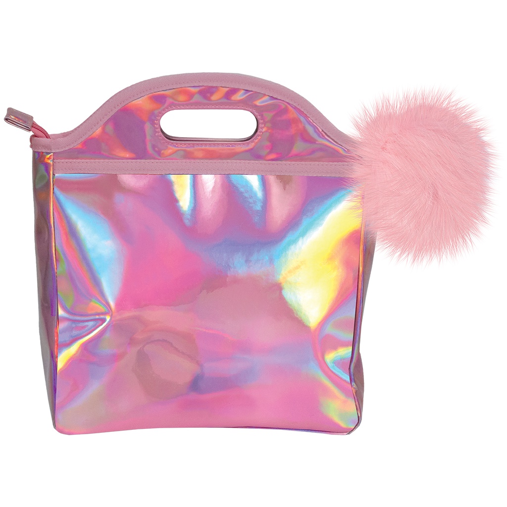 Pink Holographic Lunch Tote