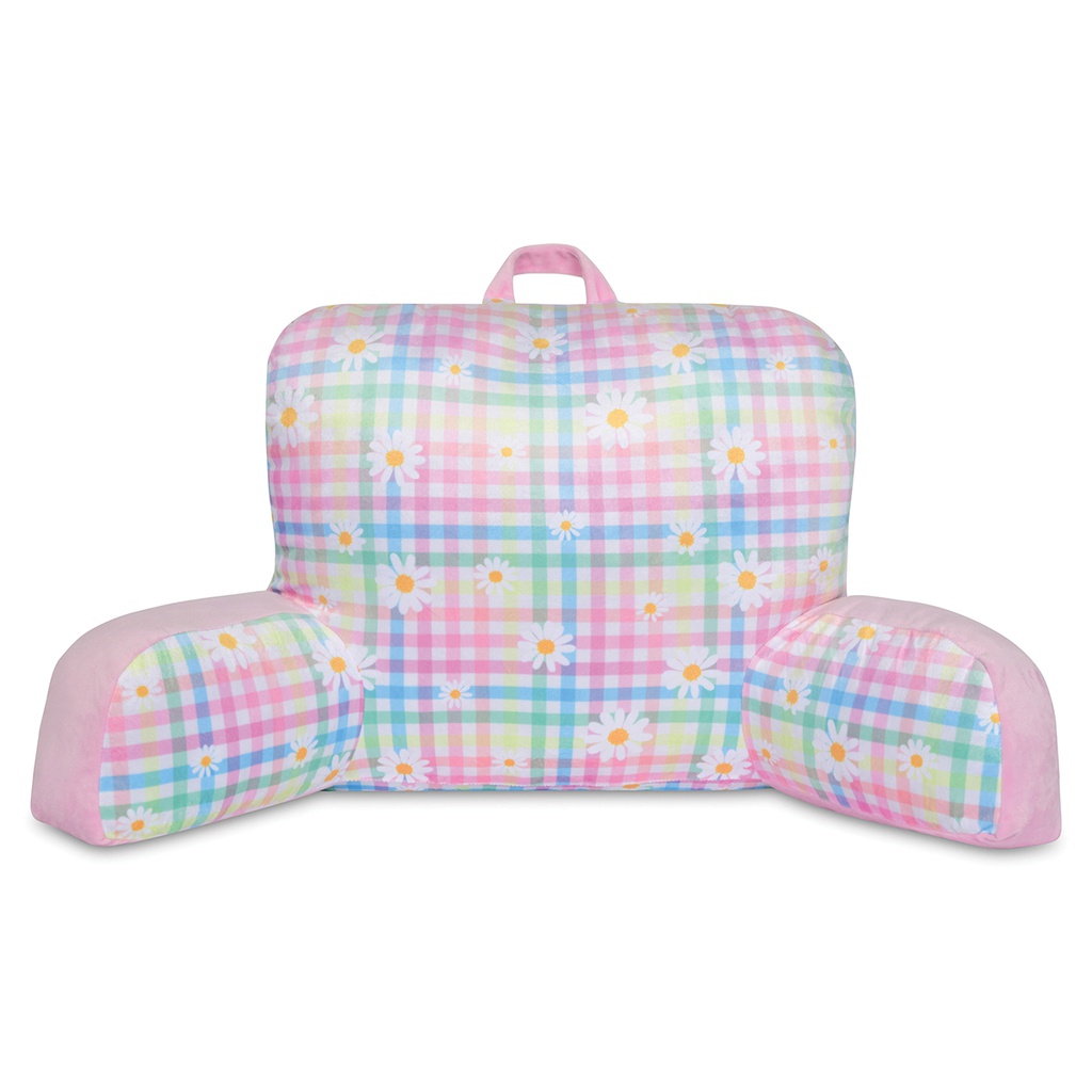 Daisy Gingham Lounge Pillow