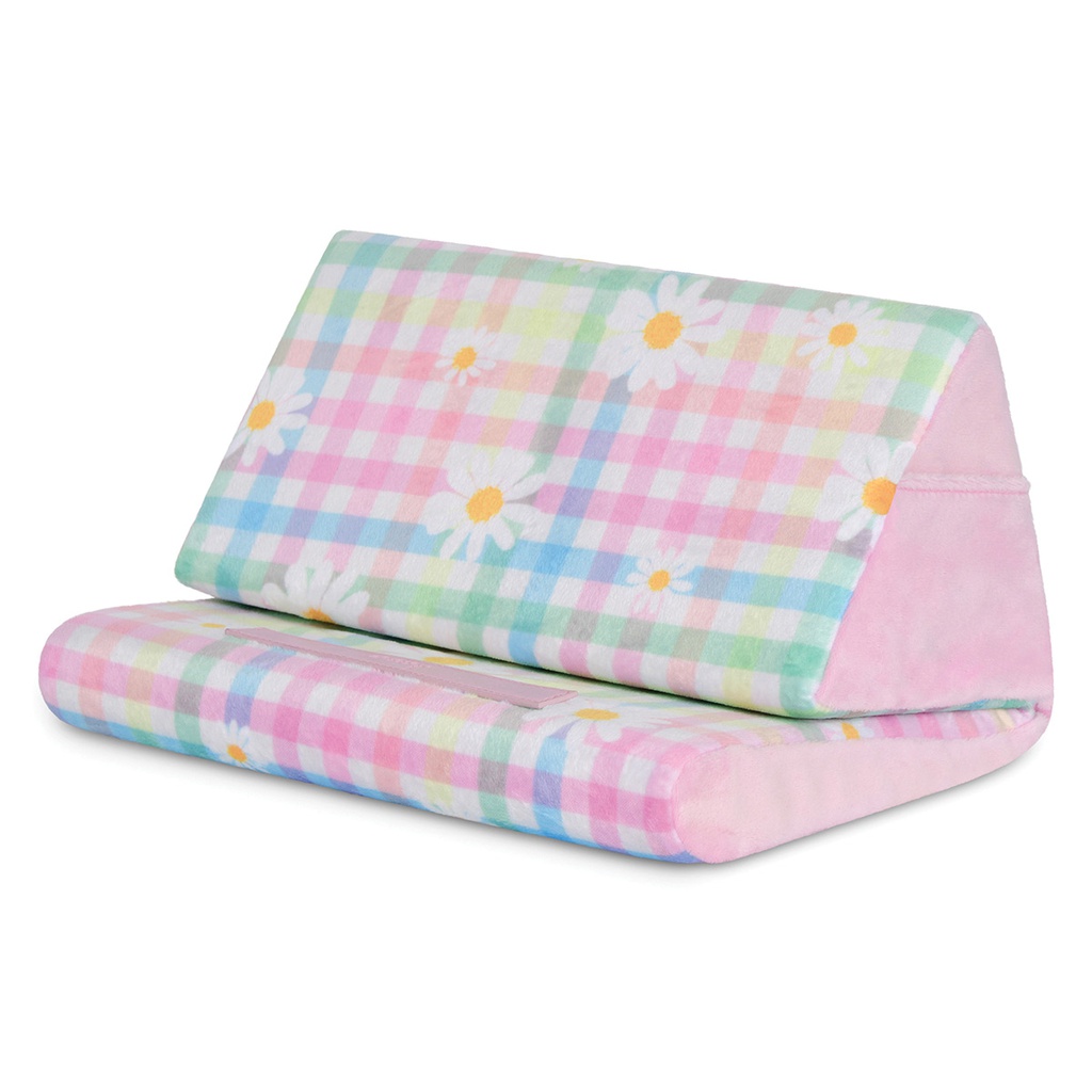 [782-391] Daisy Gingham Tablet Pillow