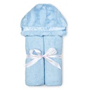 Little Scoops Blue Furry Hooded Baby Towel