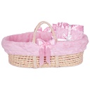 Little Scoops Pink Receiving Blanket & Basket