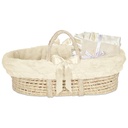 Little Scoops Ivory Receiving Blanket & Basket