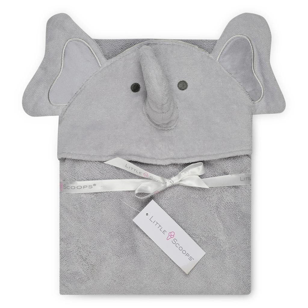 Little Scoops Elephant Hooded Towel
