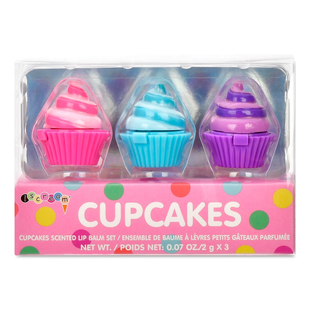 [815-136] Cupcakes Lip Balm Set