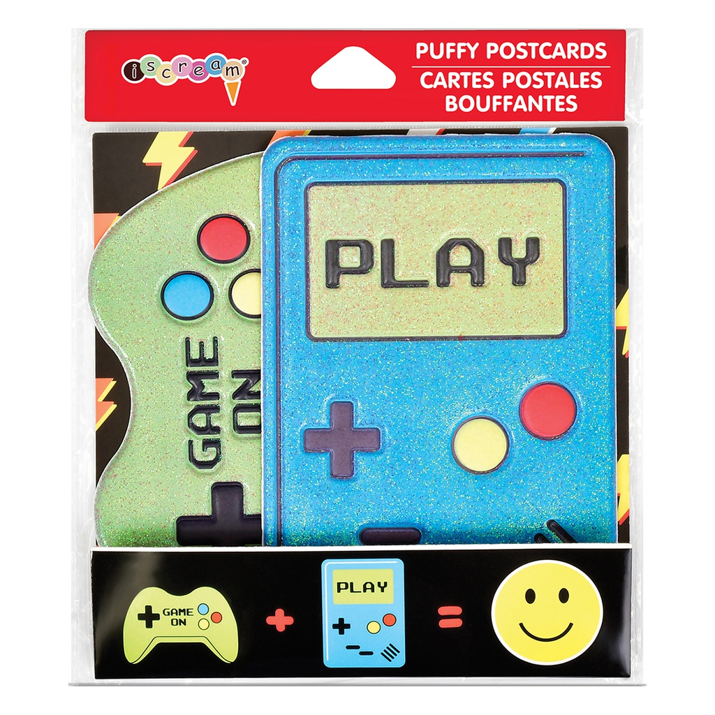 [760-1191] Gamer Puffy Postcards