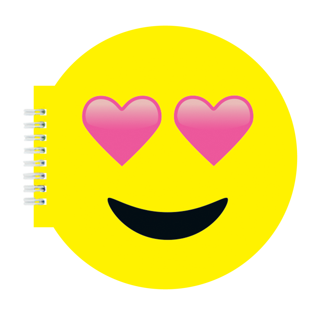 Heart Eyes Emoji Scented Notebook