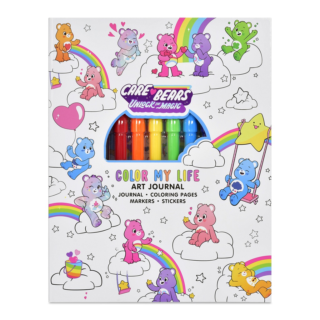 [744-187] Care Bears Color My Life Art Journal