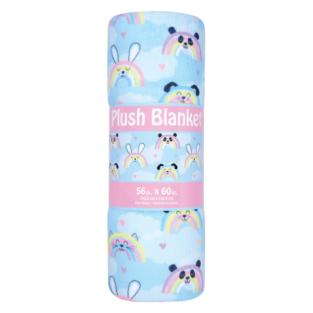 Rainbow Friends Plush Blanket