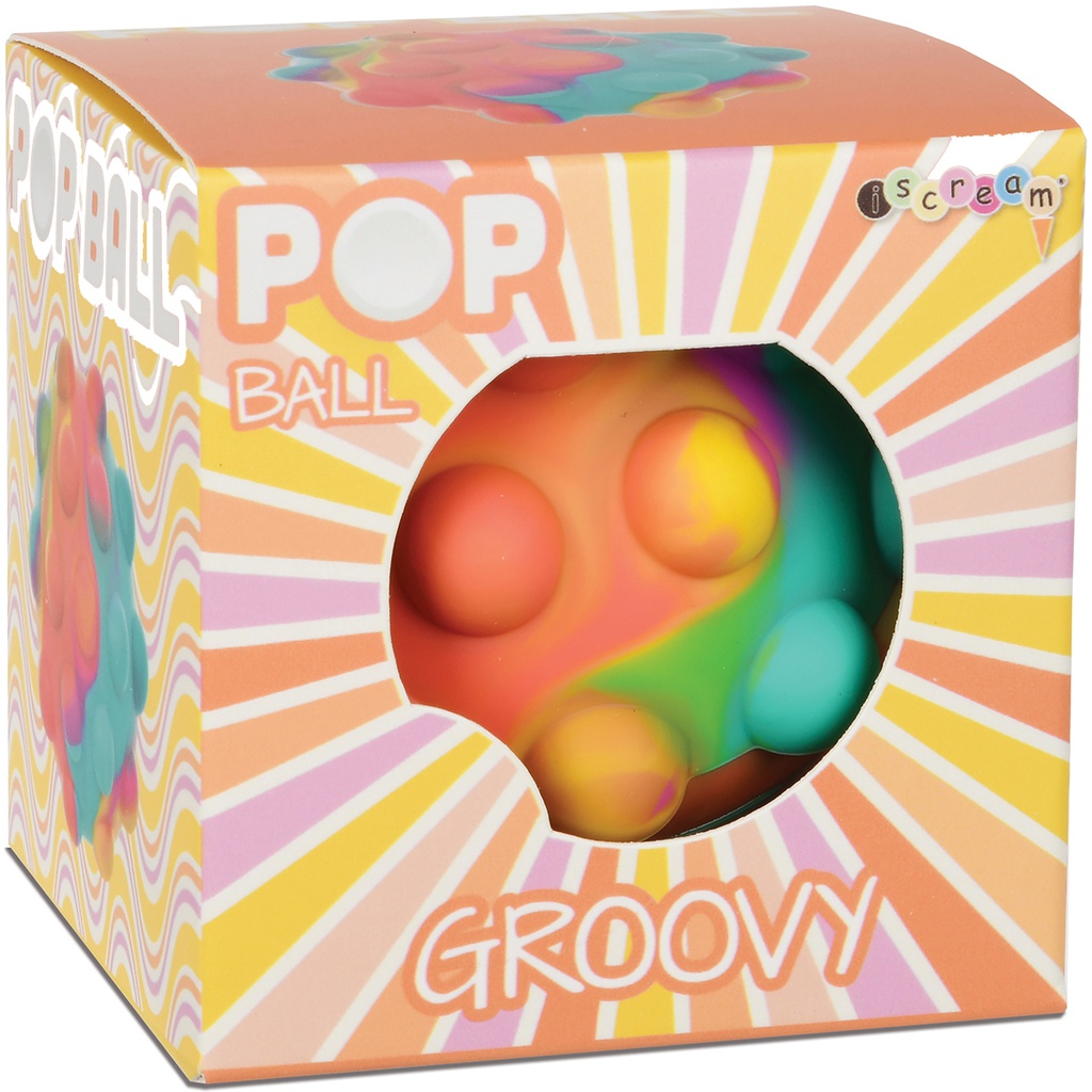 Groovy Tie Dye Popper Ball