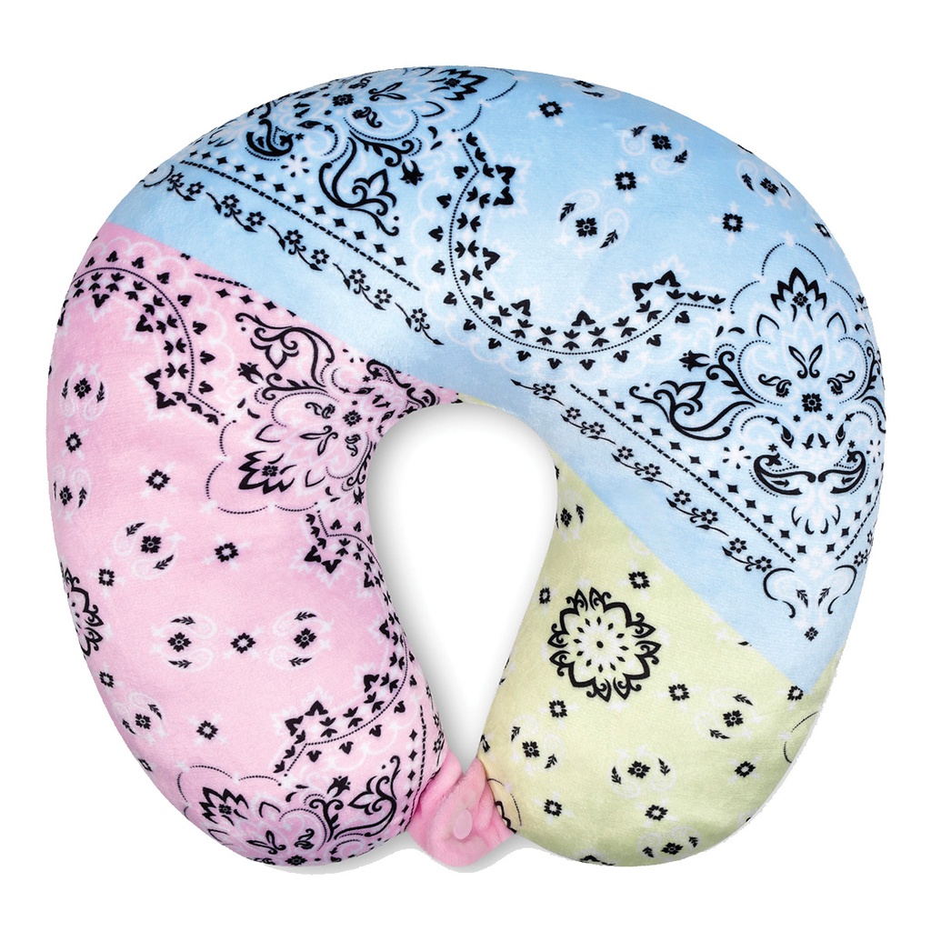 Bandana Patchwork Neck Pillow