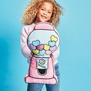 Pink Gumball Machine Fleece Plush