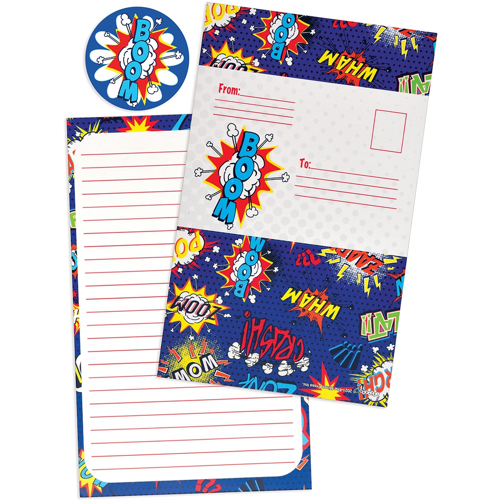 Superhero Foldover Cards