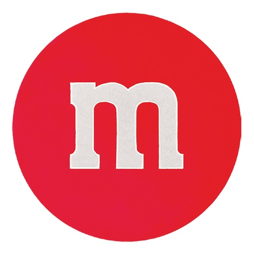 Red M&M's Fleece and Glitter Plush