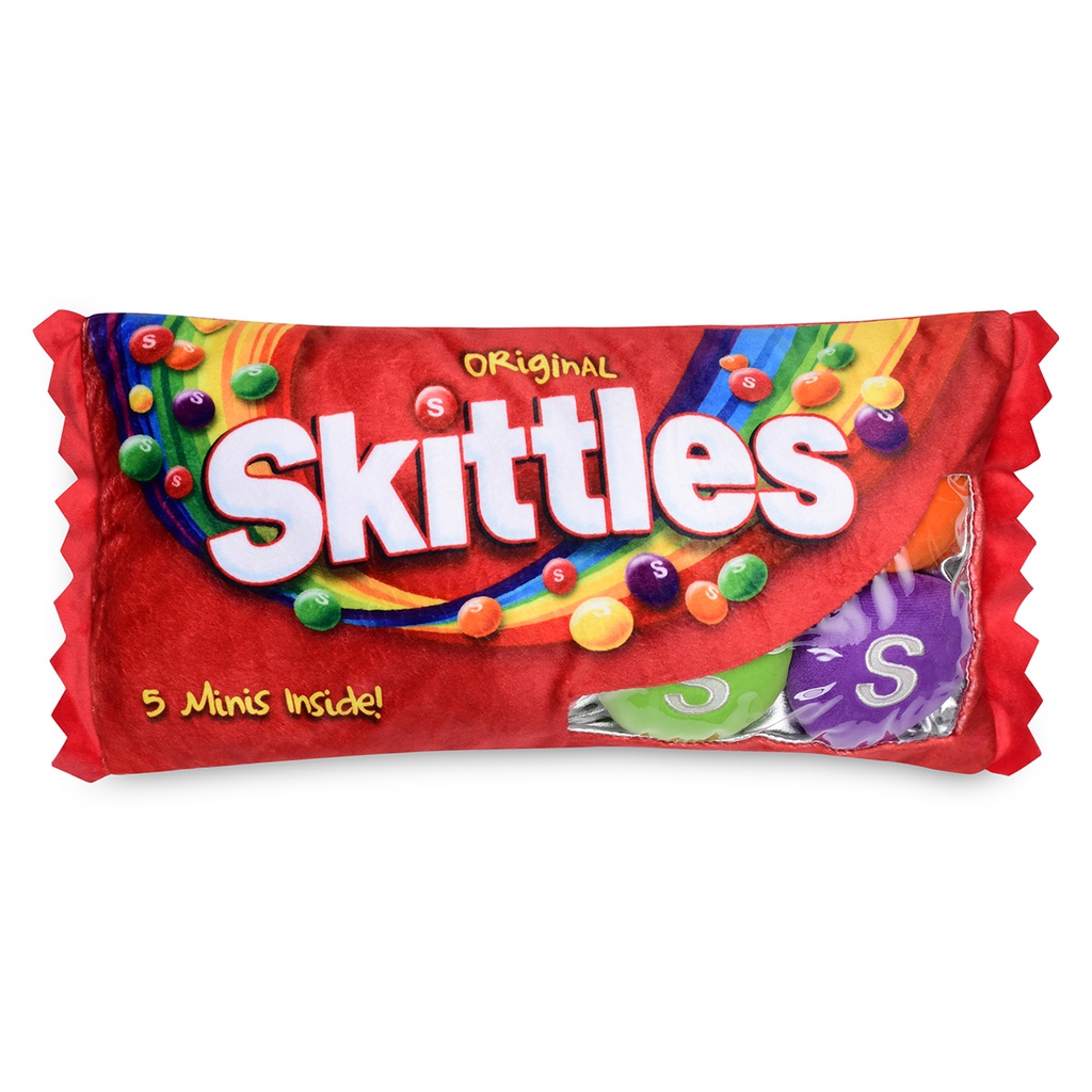 17" Skittles Packaging Fleece Plush