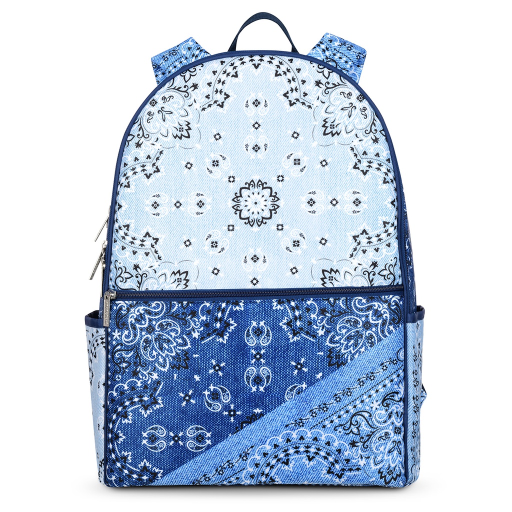Bandana Denim Backpack