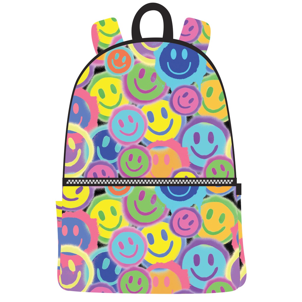 Spray Paint Smiles Backpack