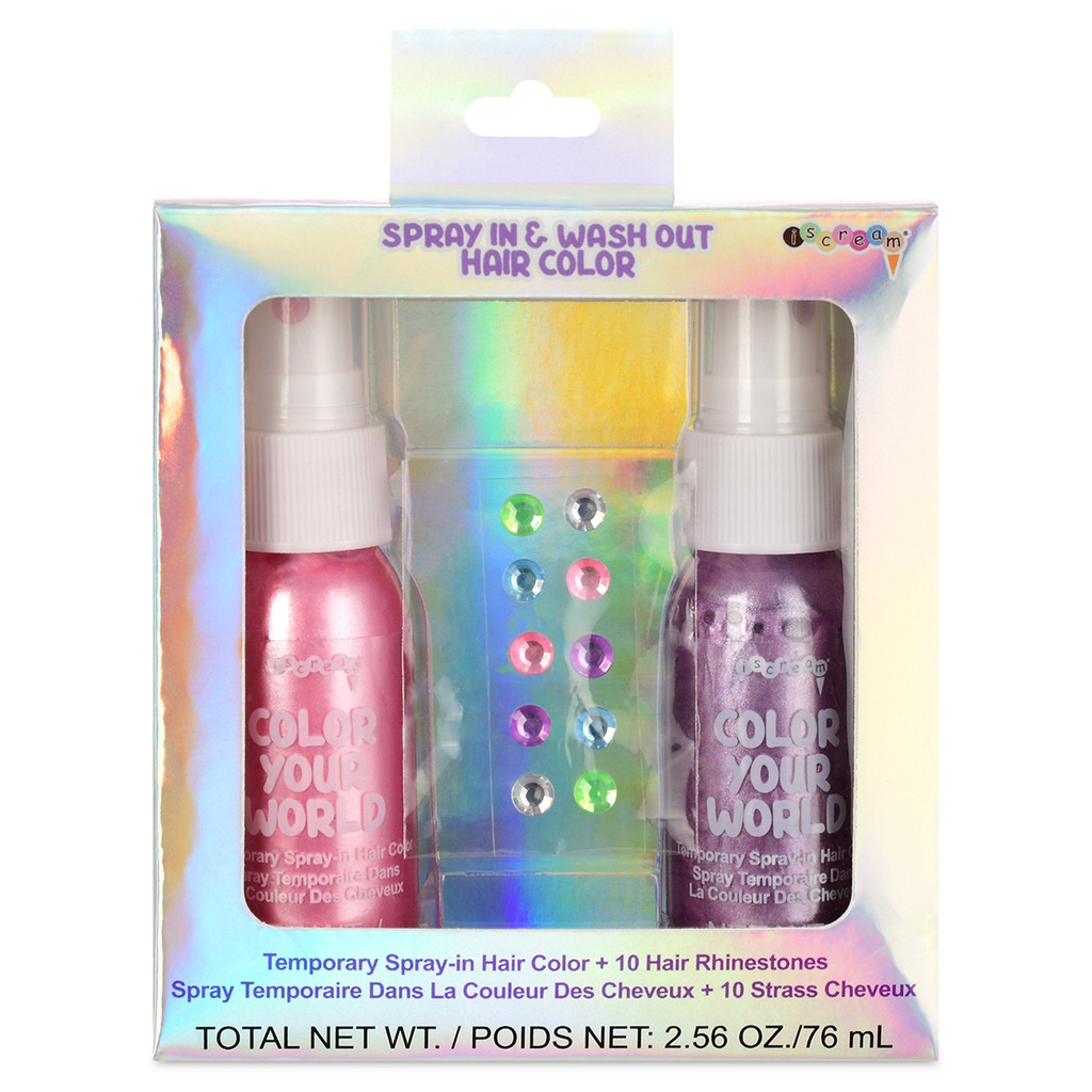 Sparkle Hair Color  & Rhinestones