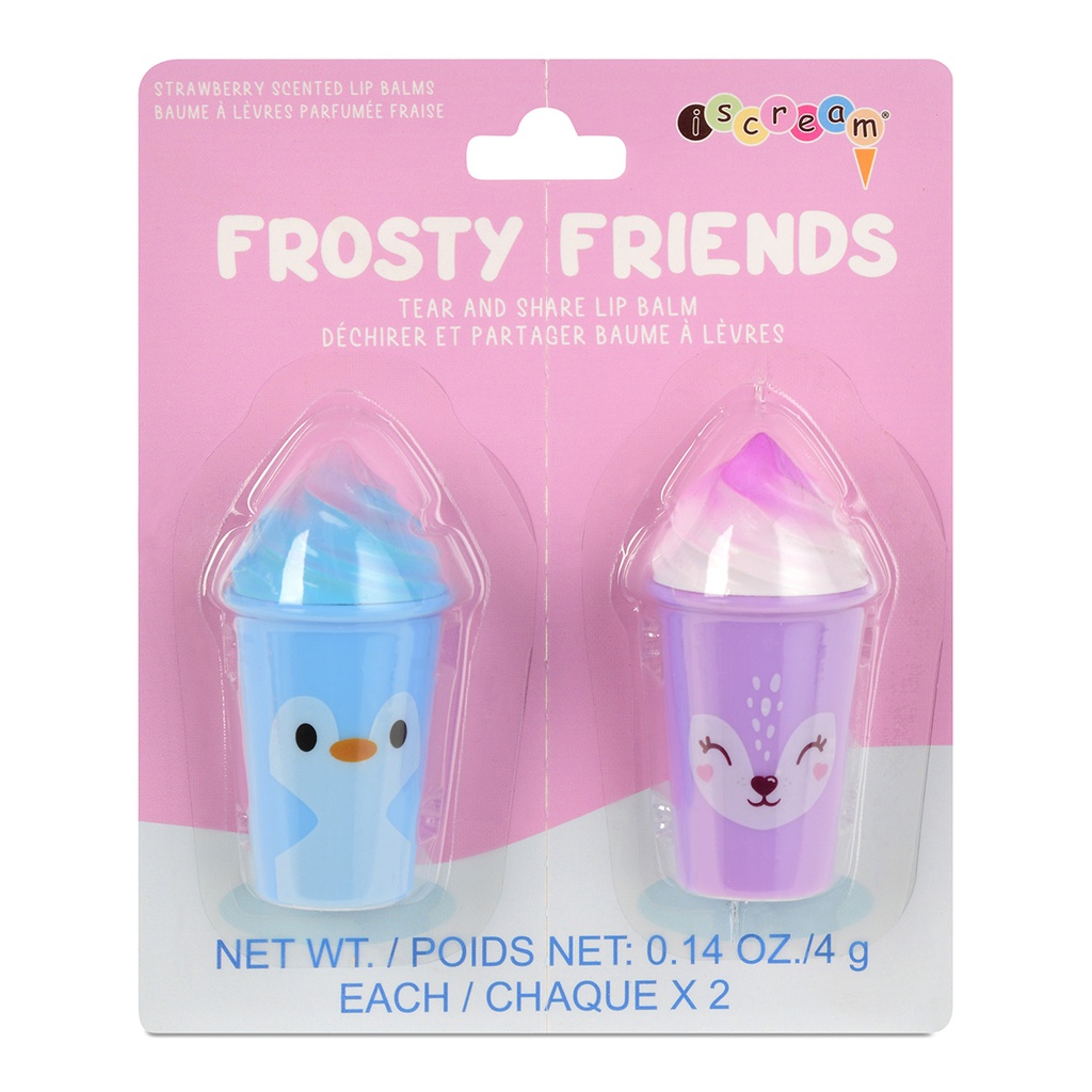Frosty Friends Tear & Share Lip Balm