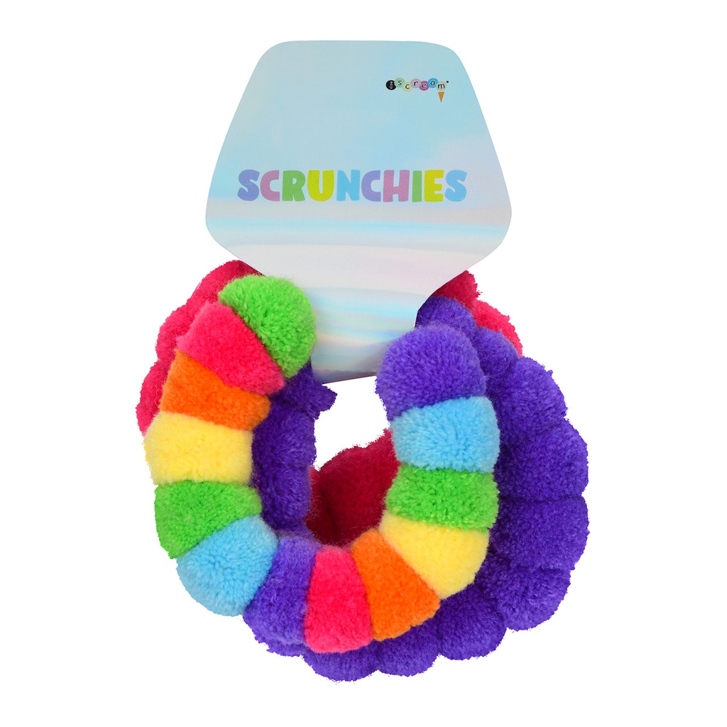 [880-363] Pom-Poms Scrunchie Set