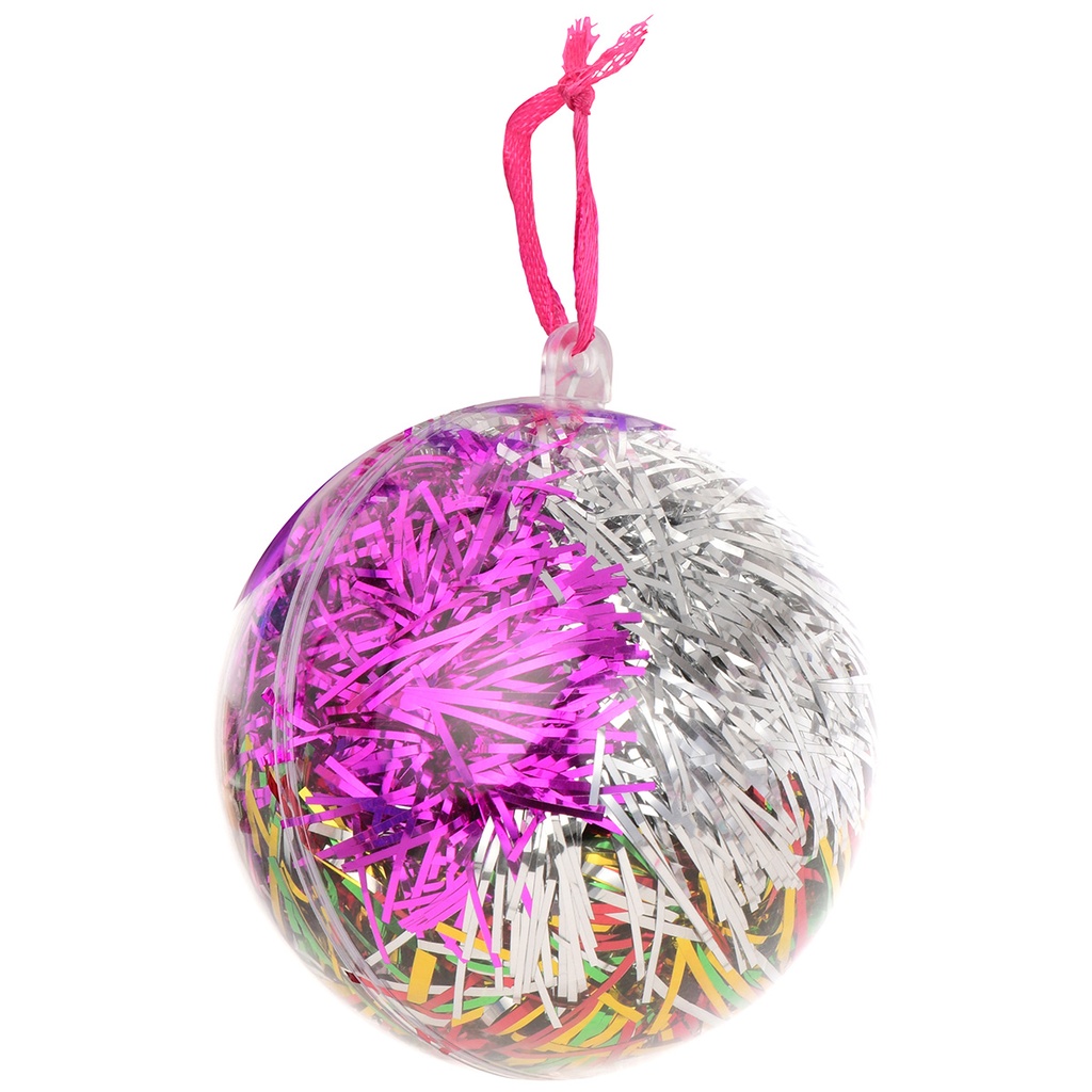 [880-364] Tinsel Ornament Scrunchie Set