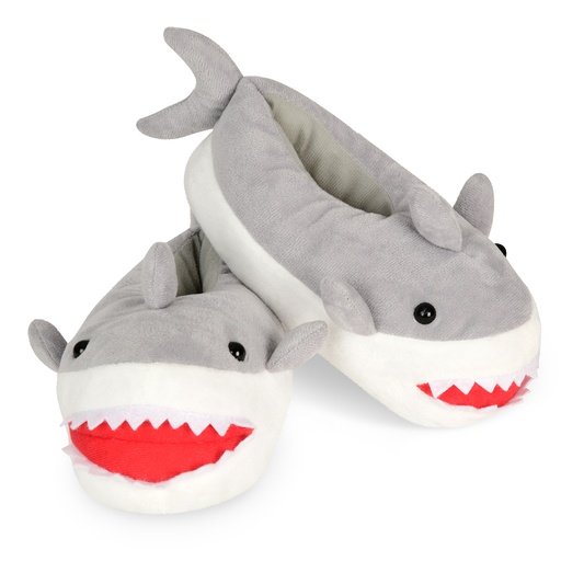 [735-077M-L] Shark Bite Slippers (Medium/Large (6-9))