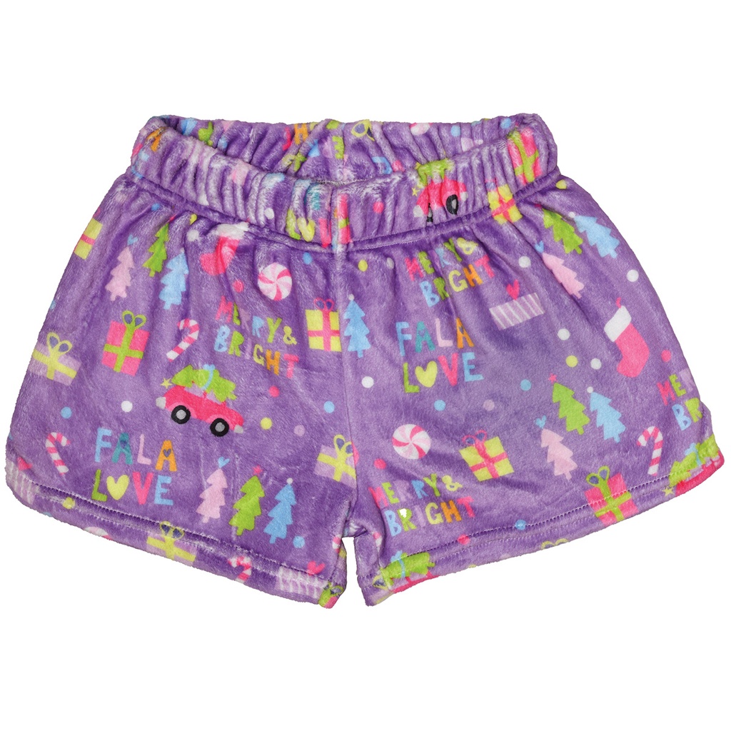 [820-1745XS] Fa La Love Plush Shorts (X-Small (4-6))
