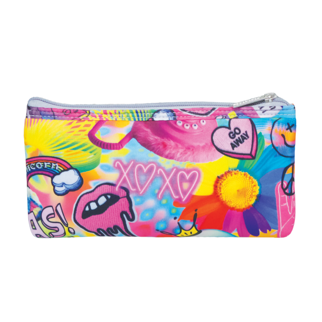 Psychedelic Collage Pencil Case