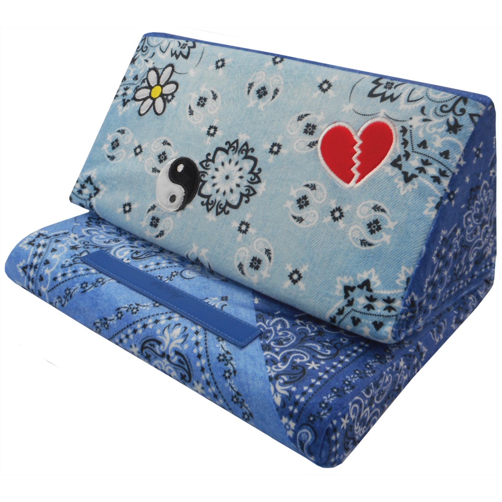 [782-471] Bandana Denim Tablet Pillow
