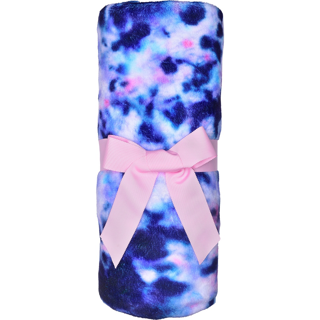 Night Tie Dye Plush Blanket