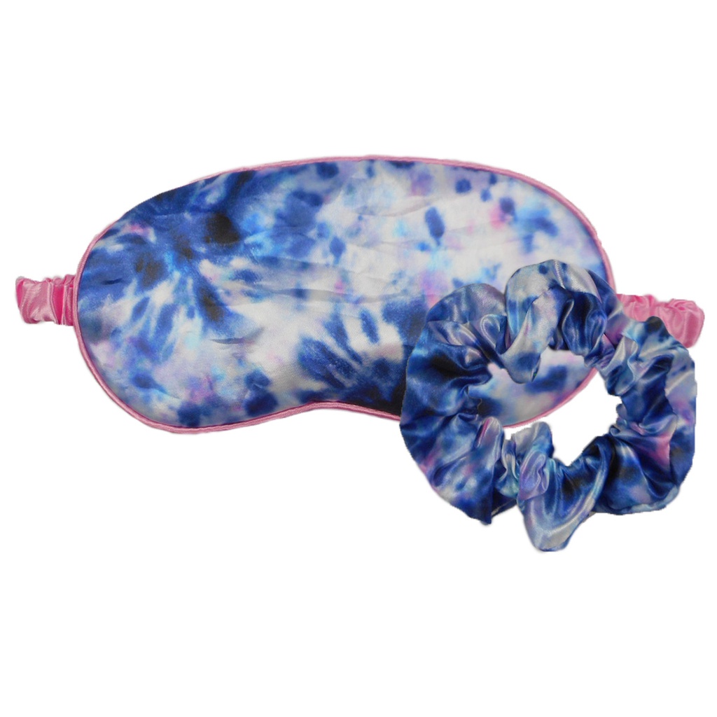 Night Tie Dye Eye Mask & Scrunchie Set