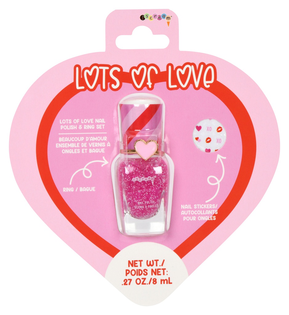 [815-174] Lots of Love Nail Polish & Ring Set