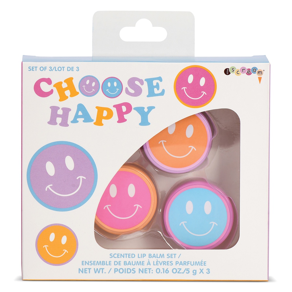 [815-185] Choose Happy Lip Balm Trio