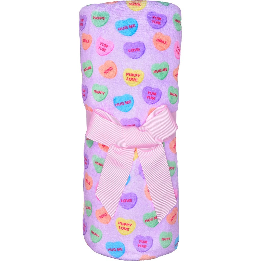 [780-3485] Sweet Talk Plush Blanket