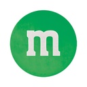 M&M's Mini Green Fleece & Glitter Plush