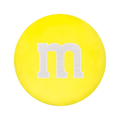 Mini Yellow M&M's Fleece & Glitter Plush
