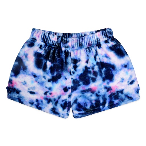 [820-1809AXS-S] Night Tie Dye Plush Shorts (Adult X-Small/Small (0-6))