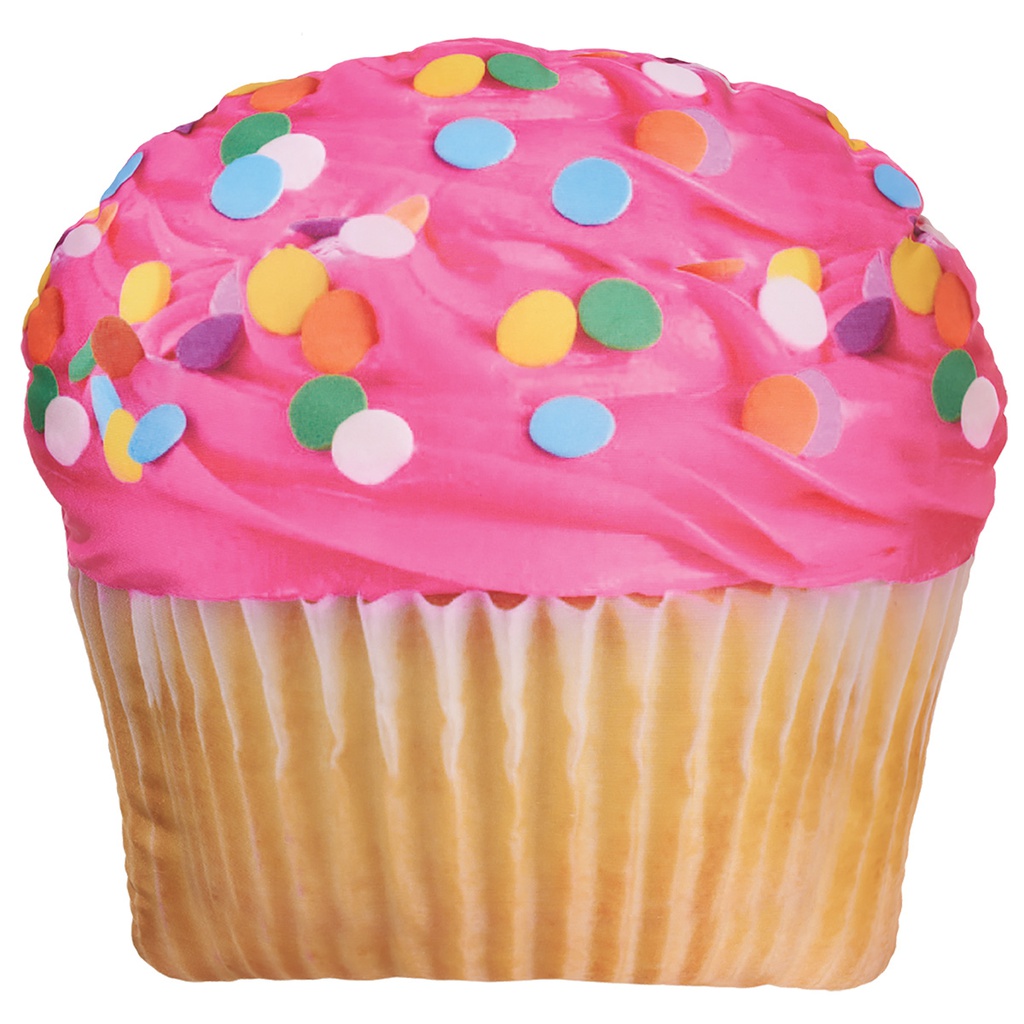 Pink Icing Cupcake Microbead Plush