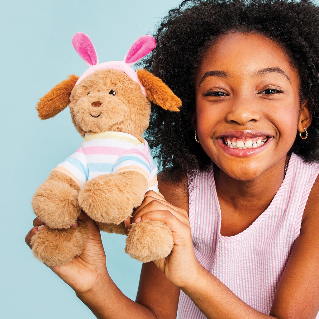 Paisley Puppy Fur & Fleece Plush