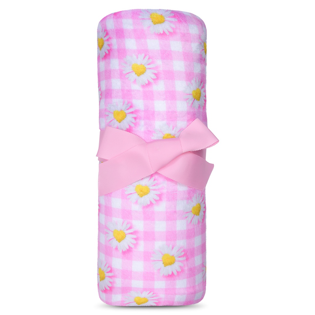 Daisy Love Plush Blanket